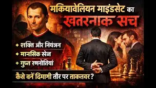 मकिआवेलियन माइंडसेट का खतरनाक सच | Power, Control और Human Psychology के गुप्त नियम