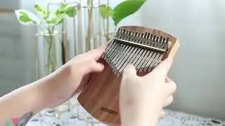 ammoon 17-Key Thumb Piano Kalimba Camphorwood C Tone