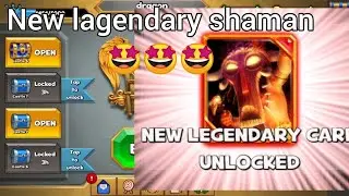 New lagendary card #SHAMAN unlocked// Castle crush war battel gameplay