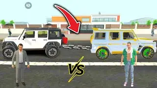Franklin Monster Golden G Wagon VS Jack Monster Black Rubicon Jeep 2 Chain 💥 Indian Theft Auto🏁