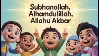 Islamic Kids Zikr Song | SubhanAllah Alhamdulillah Allahu Akbar (Fun & Gentle)