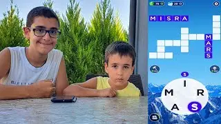Berat ile Buğra Kelime Bulma Oyunu Oynuyor