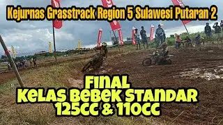Final Kejurnas Grasstrack Sulawesi Kelas Bebek Standar 4 Tak 125cc & 2 Tak 110cc Pemula (GTX6)