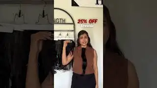 Sale is Ending Now | Biggest Hair Extensions Sale Ever | Flat 25% OFF All Styles | The Shell Hair