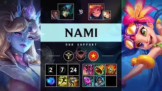 Nami Support vs Zoe - VN Grandmaster Patch 25.13