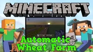 Minecraft Automatic Wheat Farm Tutorial
