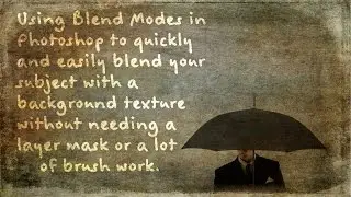 PS_Using Blend Modes to Composite Subject with Background Texture