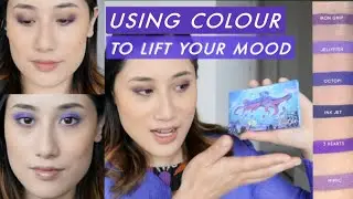 Menagerie Cosmetics Violet Ink Palette: 3 Looks + My Thoughts