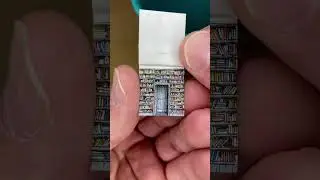 Tea bag tag drawing #books #booklover #bookstagram #bookshelf #tiny #tea #art #miniature #bookstore
