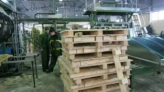 Машина для производства ножек для поддонов от IMH Machinery AB (Швеция)