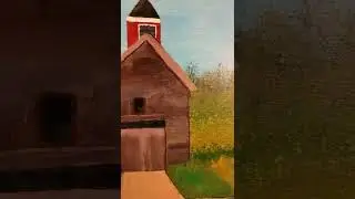 Old Church #shorts #short #acrylic #painting