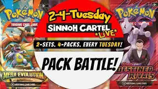 The first 2-4-Tuesday of 2026! Destined Rivals vs Mega Evolution! #pokemon