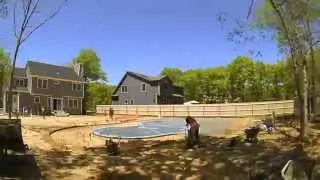 Pool surrounding installed in Suffolk County, NY - Long Island