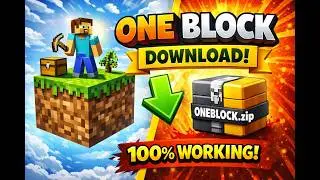 One block MCPE download || 100% working || pocket edition  and bedrock edition #minecraft