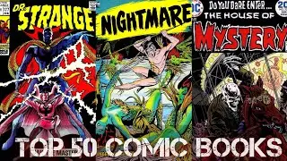 Top 50 Comic Books 2025  - Golden, Silver, and Bronze Age Cgc