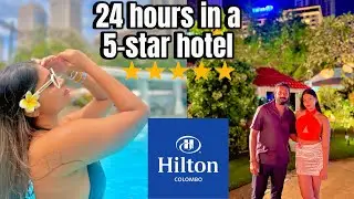 5 Star⭐️Stay At Hilton Colombo Sri lanka🇱🇰/ Luxury stay at Colombo/ Sunset blue🎱/ Friday Night