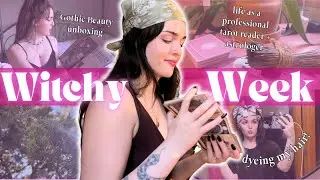A&nbsp;Witchy&nbsp;Week in my&nbsp;Life VLOG&nbsp;| life&nbsp;as a&nbsp;professional witch, unboxings, + dyeing my&nbsp;hair!