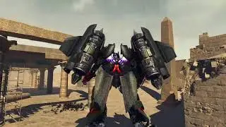 Powered Up Optimus escorts N.E.S.T Truck and fights Megatron + Starscream || ROTF Modding