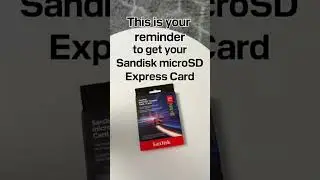 Do you have your #Sandisk microSD Express Card yet?