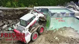 Long Beach Swimming Pool Demolition
