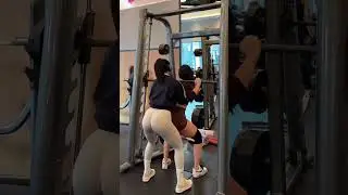 Asian Fitness Model in Trendy Shorts 😍  #asianmodel #fitnessfashion #shortsfeed #athleisuregoals