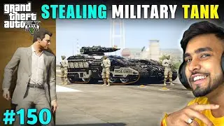 I Steal Military Tank In GTA 5 🚓🚨 #technogamerz #totalgaming #mrbeast #gameplay #gaming #gta5 #video