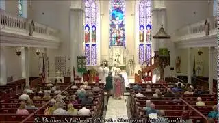 Welcome to worship at St. Matthew&rsquo;s Lutheran Church from Charleston, SC.