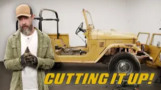 Removing all the rusted parts from my 1978 Toyota Landcruiser FJ40