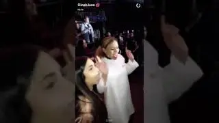 Dinah em Apresentação de Bad Things da Camila Cabello e MGK