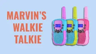 Marvin&rsquo;s 3-Piece Walkie Talkie Set &ndash; Fun Communication for Kids