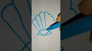 How to Draw Sea shell Easy
