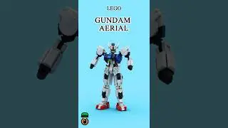 Lego Aerial gundam #lego #legomech#legostopmotion #legorobot #건담#레고#shorts #gundamaerial #legobuild