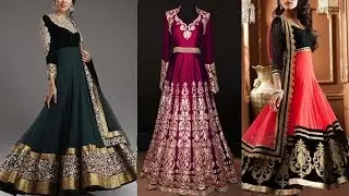 latest Anarkali dress designs 2018 / Designer long Frock/kurti dress designs 2018