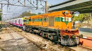 Kurla WDS 6 Pulls into Mumbai with the Brand New Bombardier Rake of CR