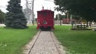 Kayla and Elijah leaving on the train