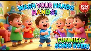 Wash Your Hands 🧼 | Nursery Rhyme for Kids | Clean Hands Song | Hygiene Song