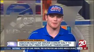 Verizon IndyCar driver Conor Daly to throw out first pitch at Tigers game