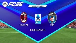 FC 26 - AC Milan vs Pisa - Serie A 2025/26 Giornata 8 | Chi vincer&agrave;?&rdquo;