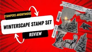 Stampers Anonymous Winterscape Stamp Set Review