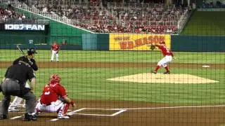 HD: Stephen Strasburg strikes out Giancarlo Stanton on 99MPH Heater! 9-17-2011 Washington Nats