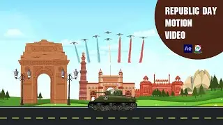 Republic Day Motion Video in After Effects