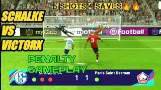 PENALTY SHOOTOUT|SCHALKE VS VICTORX|PES2021 MOBILE