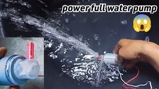 power full water pump kese banaya 😱 755 DC motor #viral #video #water #pump