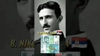 Top 10 Famous People Bank Notes 💵 From Different Countries#shorts