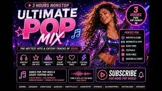🎵 3 Hours of Non-Stop Pop Hits 2026 | Ultimate Dance & Party Mix