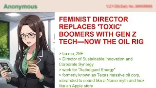Feminist Director Replaces 'Toxic' Boomers With Gen Z Tech&mdash;Now The Oil Rig Is Failing!