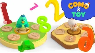 Como | Number Stamp + More Episodes 10min | Cartoon video for kids | Como Kids TV
