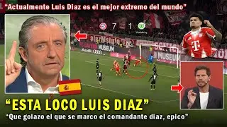 ASI REACCIONA PRENSA MUNDIAL a GOL &Eacute;PICO de LUIS D&Iacute;AZ HOY con el BAYERN M&Uacute;NICH | BUNDESLIGA