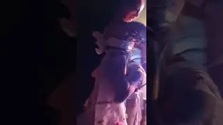 EXIT the stage with style while being lifted by three men...