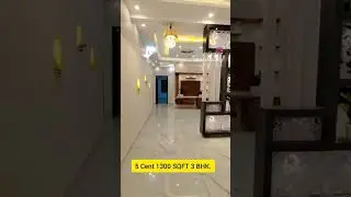1300 sqft| 3bhk | interior design | 5 cent | implementation| #homedesign #3d #simplehouse